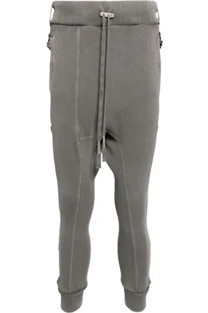 11 BY BORIS BIDJAN SABERI Drop-crotch cotton-blend track pants