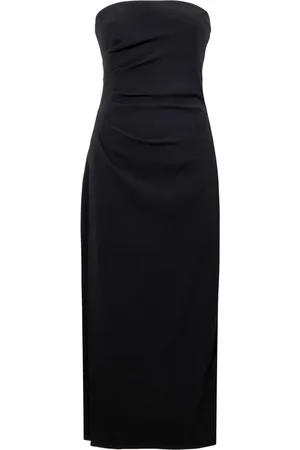 Proenza Schouler Strapless crepe midi dress