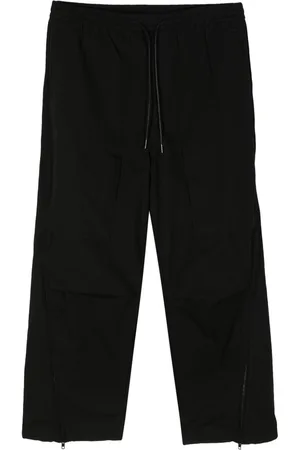JUUN.J Drawstring-waist zipped trousers