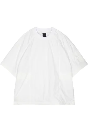 JUUN.J Logo-embroidered panelled T-shirt