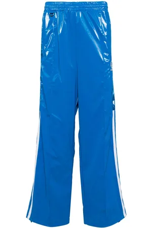 DOUBLET Laminate Track embroidered track pants