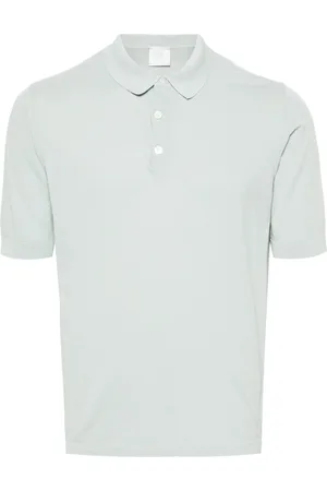 ELEVENTY Fine-ribbed cotton polo shirt
