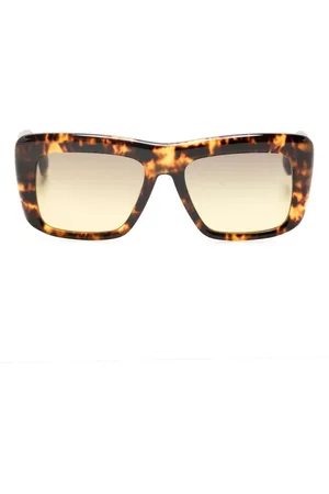 Vivienne Westwood Laurent tortoiseshell rectangle-frame sunglasses