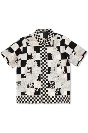 VERSACE Medusa-print silk shirt