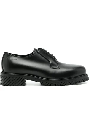 OFF-WHITE Military leather Derby shoes
