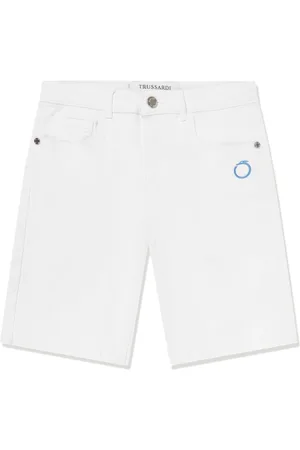 Trussardi Mogurean logo-embroidered shorts