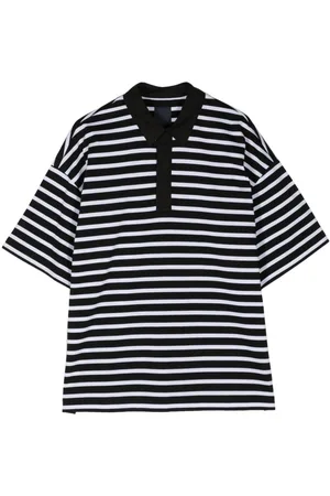 JUUN.J Striped cotton T-shirt