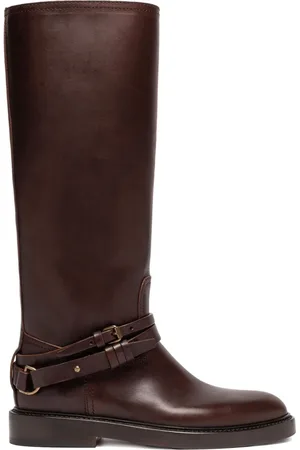 Buttero Knee-high leather boots