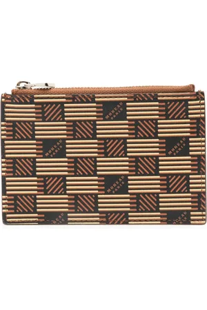 MOREAU Logo-stamp leather wallet