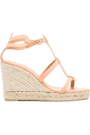 Castaner Leather wedge espadrilles