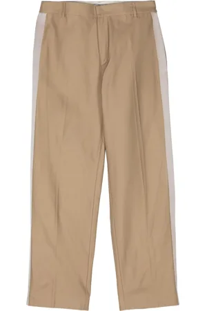 Bluemarble Tape-detailing straight-leg trousers