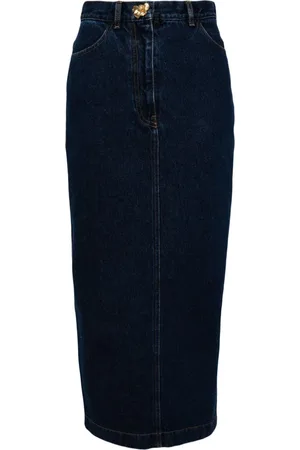 Oscar de la Renta Denim pencil skirt