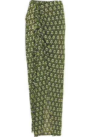 Etro Aurea-print wrap maxi skirt