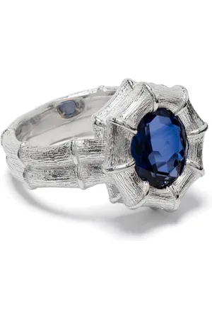 Bleue Burnham Bound Willow blue sapphire cocktail ring