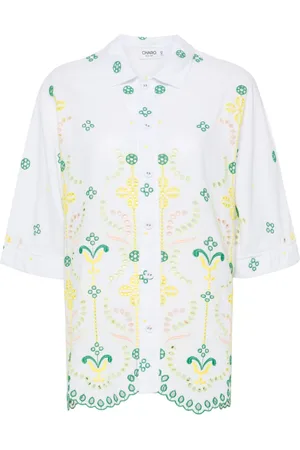 CHARO RUIZ IBIZA Isma broderie-anglaise shirt