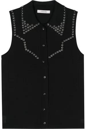 Dorothee Schumacher Stud-embellished knitted top