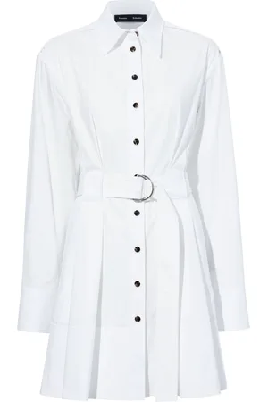 Proenza Schouler Long-sleeve poplin shirt dress