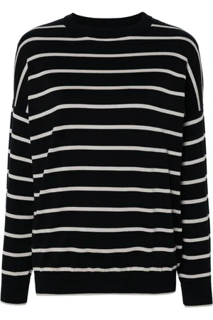 LORENA ANTONIAZZI Striped cotton blend jumper