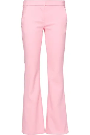 Balmain Flared crepe trousers