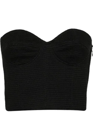 FORTE FORTE Sweetheart cropped top
