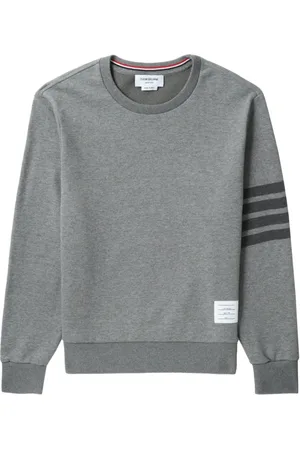 Thom Browne 4-Bar stripe cotton sweatshirt