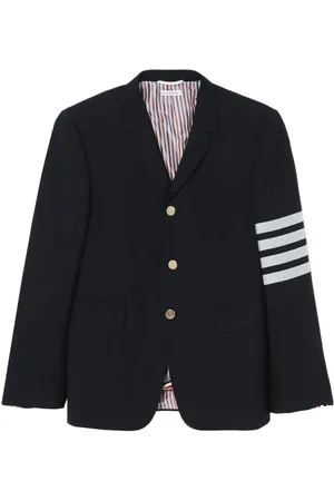 Thom Browne 4-Bar stripe single-breasted blazer