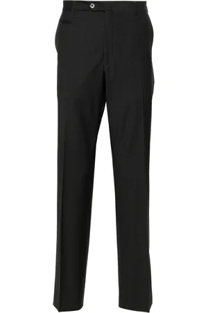 corneliani Mid-rise tailored wool trousers