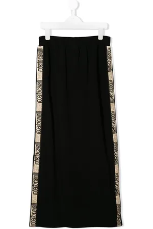 Roberto Cavalli TEEN logo print track skirt