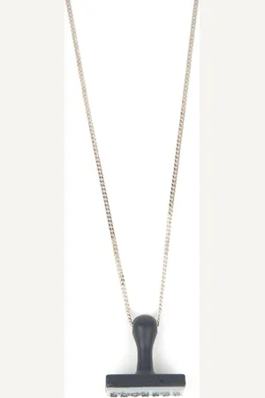 Maison Margiela Stamp pendant necklace