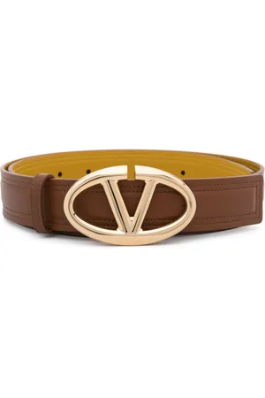 VALENTINO GARAVANI Maxi VLogo leather belt