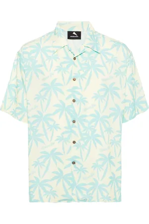MAUNA KEA Palm tree-print shirt