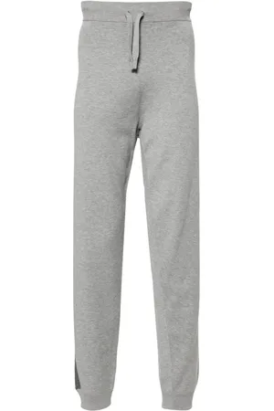 corneliani Striped mid-rise track trousers