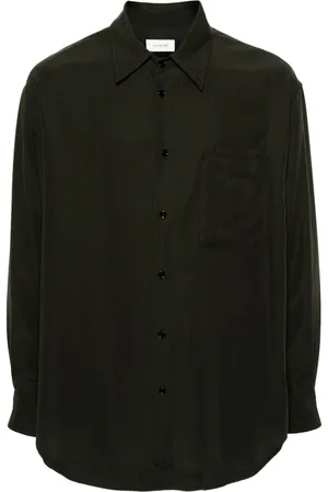 LEMAIRE Double-pocket lyocell shirt