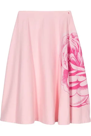Marni Floral-print cotton skirt