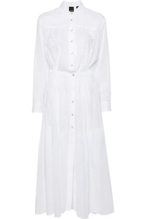 Pinko Dolce Vita maxi shirt dress
