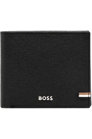 HUGO BOSS Logo-lettering bi-fold wallet