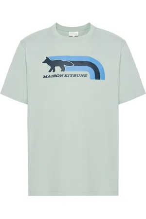 Maison Kitsuné Logo-appliqué cotton T-shirt