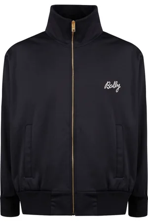Bally Logo-embroidered zip-up sweatshirt