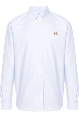 Maison Kitsuné Fox-motif cotton shirt
