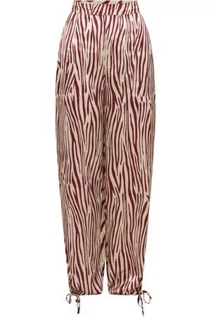 Nicholas Nori ankle-cuff silk pants