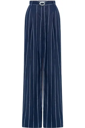 Nicholas Calista flared linen trousers