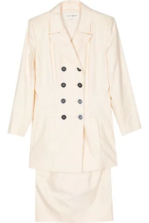 Saint Laurent Double-breasted skirt suit