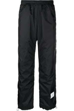Thom Browne Logo-patch sheer-ripstop track pants