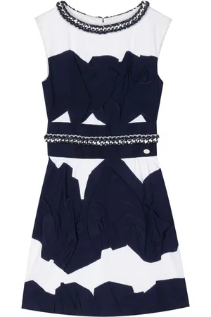 CHANEL 2000s ruffled-appliqué minidress