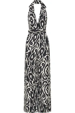 Nicholas Stephania Inez-print jumpsuit