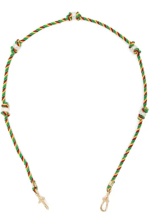 Marie Lichtenberg 14kt yellow Mauli Silky Rasta braided necklace