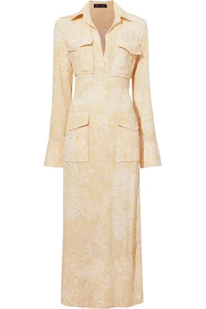 Proenza Schouler Abstract-print crepe maxi dress