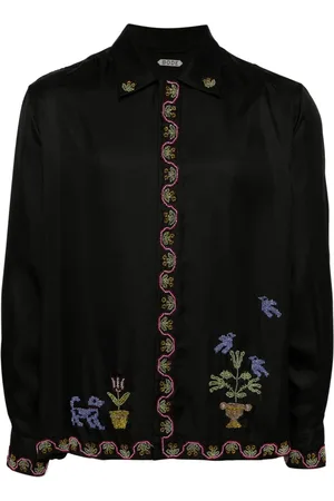 BODE Garden Sampler silk shirt