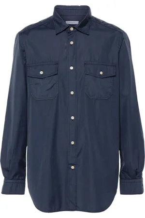 Boglioli Long-sleeve cotton shirt