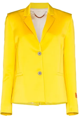 Heron Preston Mikado single-breasted blazer